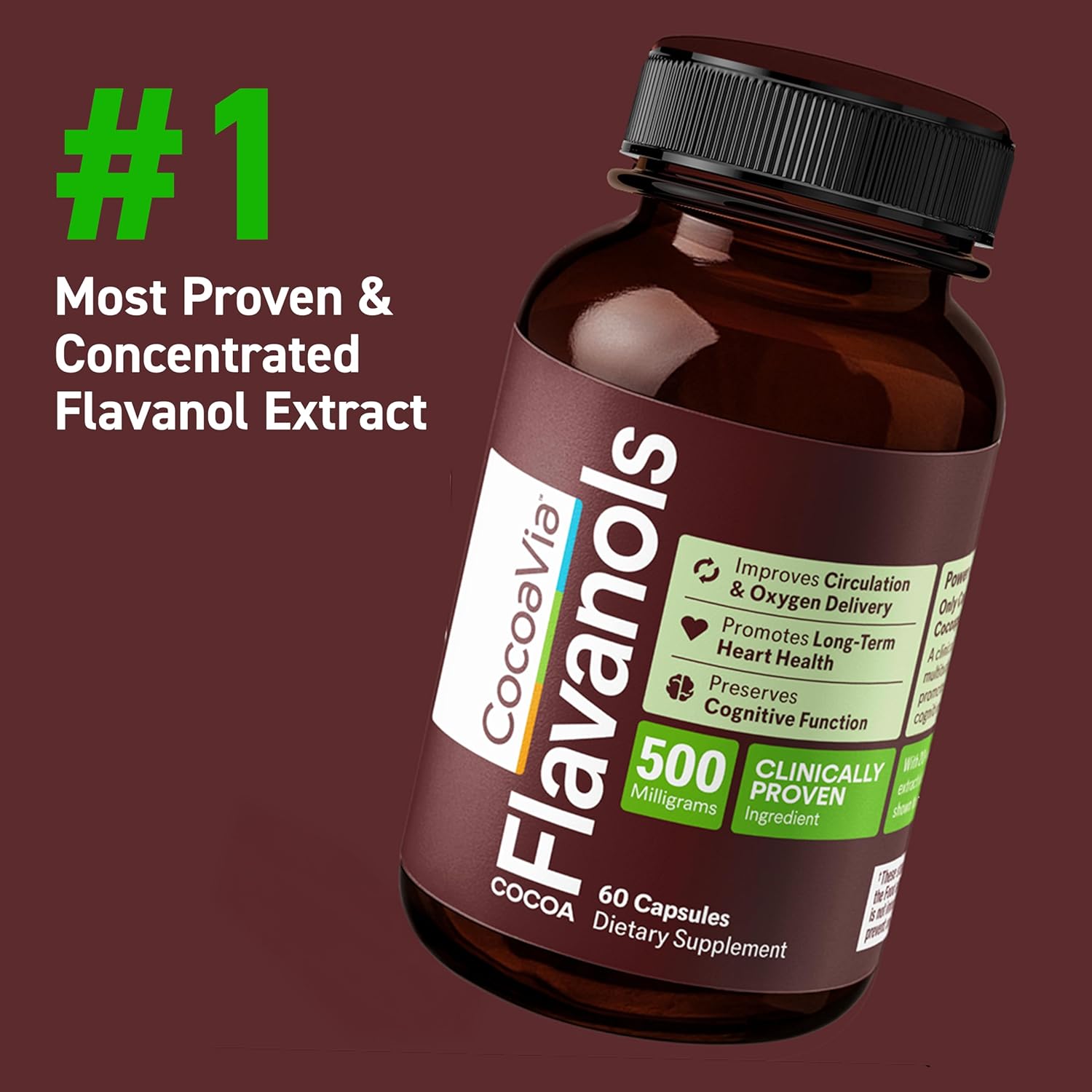 CocoaVia Cocoa Flavanols 500mg