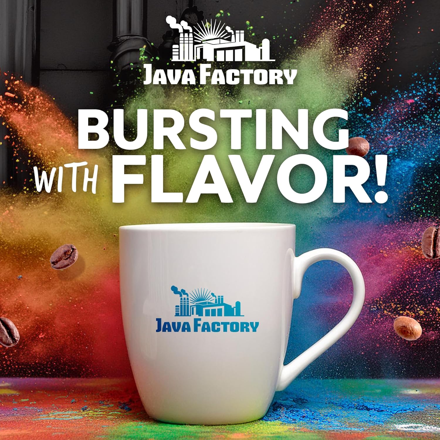 Java Factory Coffee Pods Compatible with K Cup Brewers Including 2.0