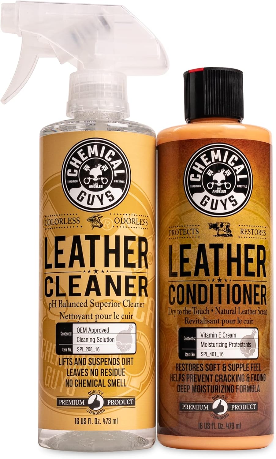 Chemical Guys Leather Cleaner and Conditioner Kit
