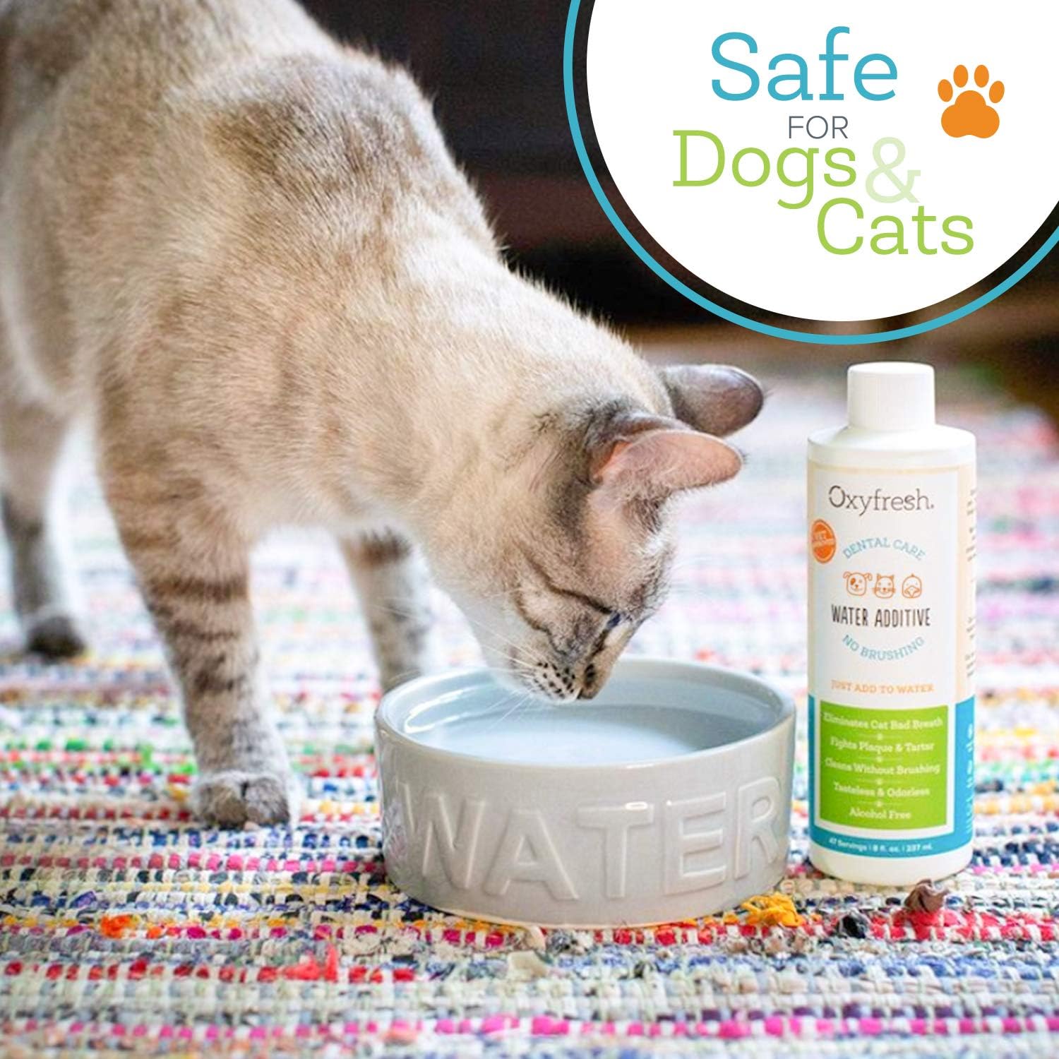 Oxyfresh Premium Pet Dental Care Solution Pet Water Additive ‚Äì No Brushing