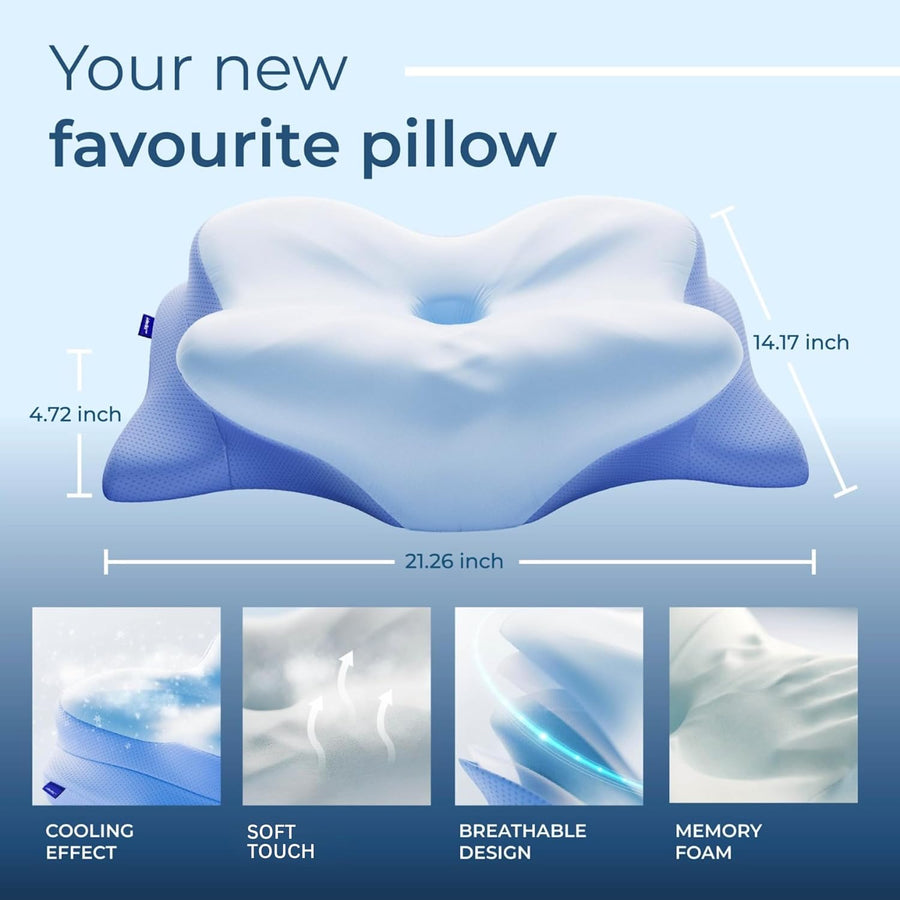 Derila Ergo Pillowcase Cervical Neck Pillow