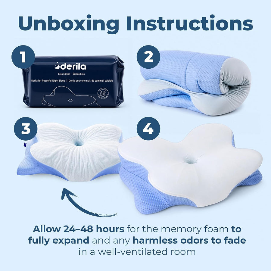 Derila Ergo Pillowcase Cervical Neck Pillow