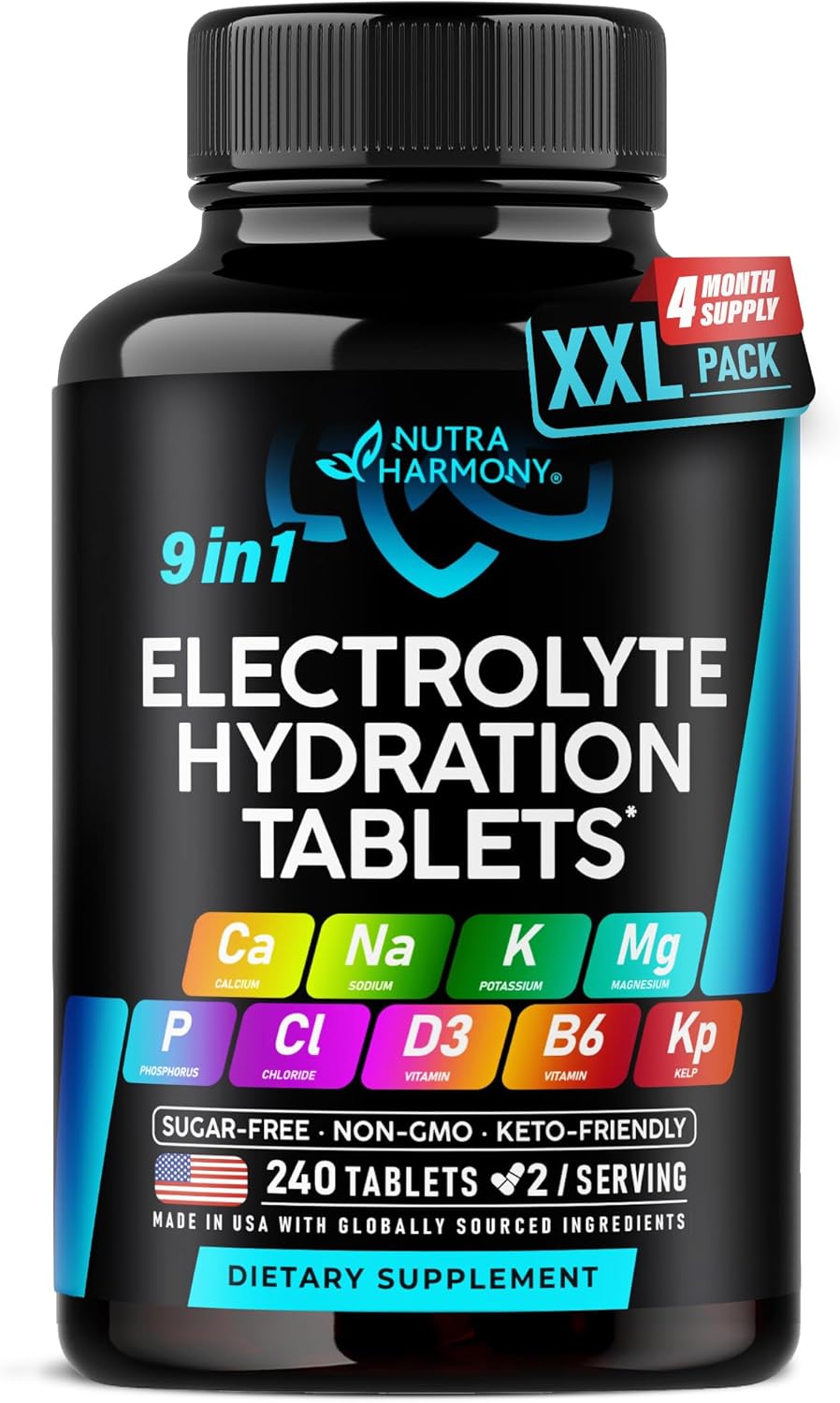 Nutra Harmony Electrolyte Tablets with Magnesium
