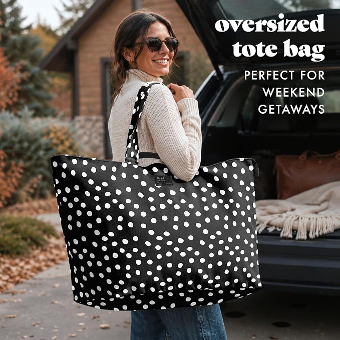 Fit & Fresh All The Things XL Tote Bag for Women, Beach Bag & Weekender