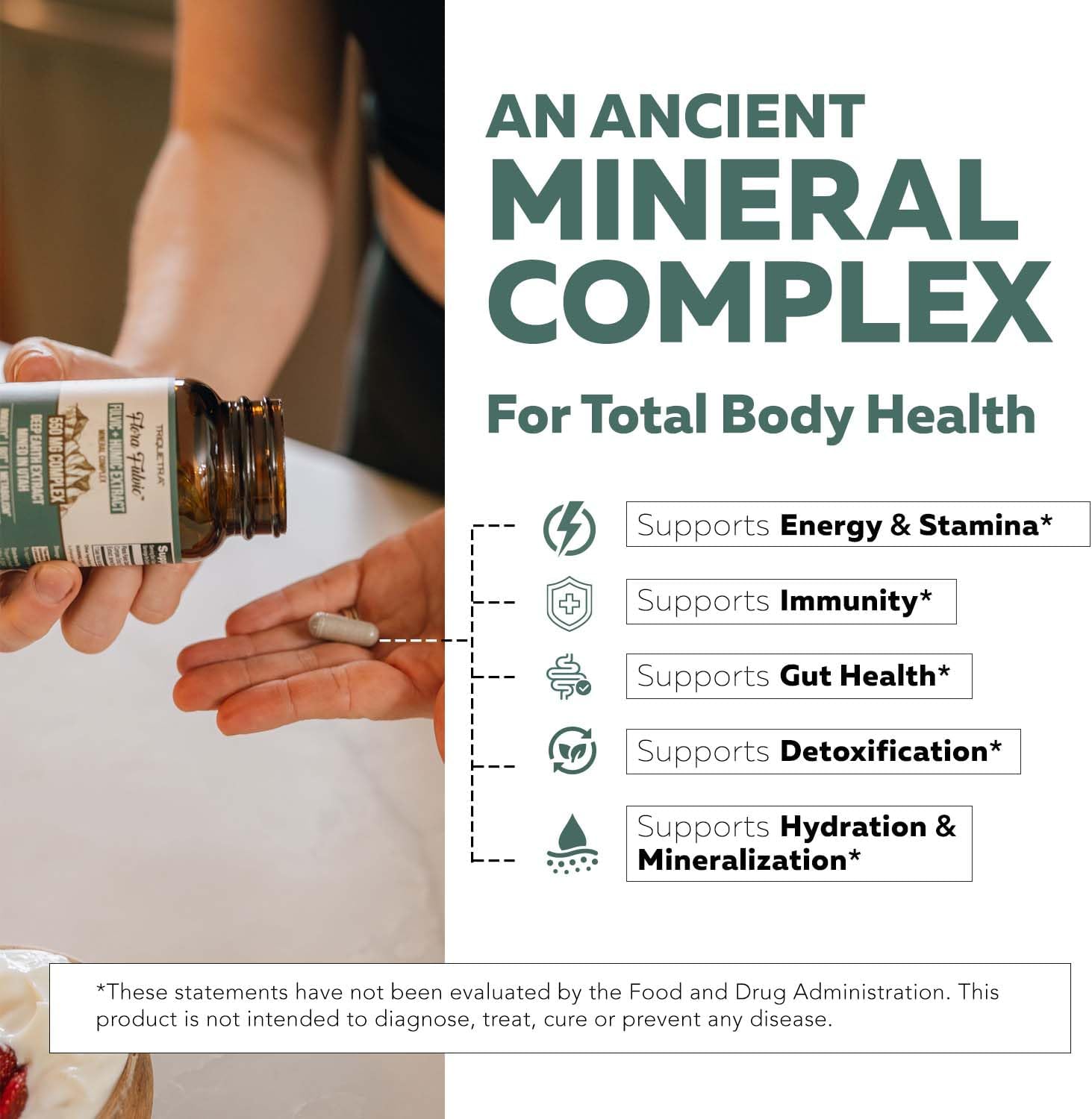 Flora Fulvic | Fulvic Acid + Humic Acid Complex – 550 mg