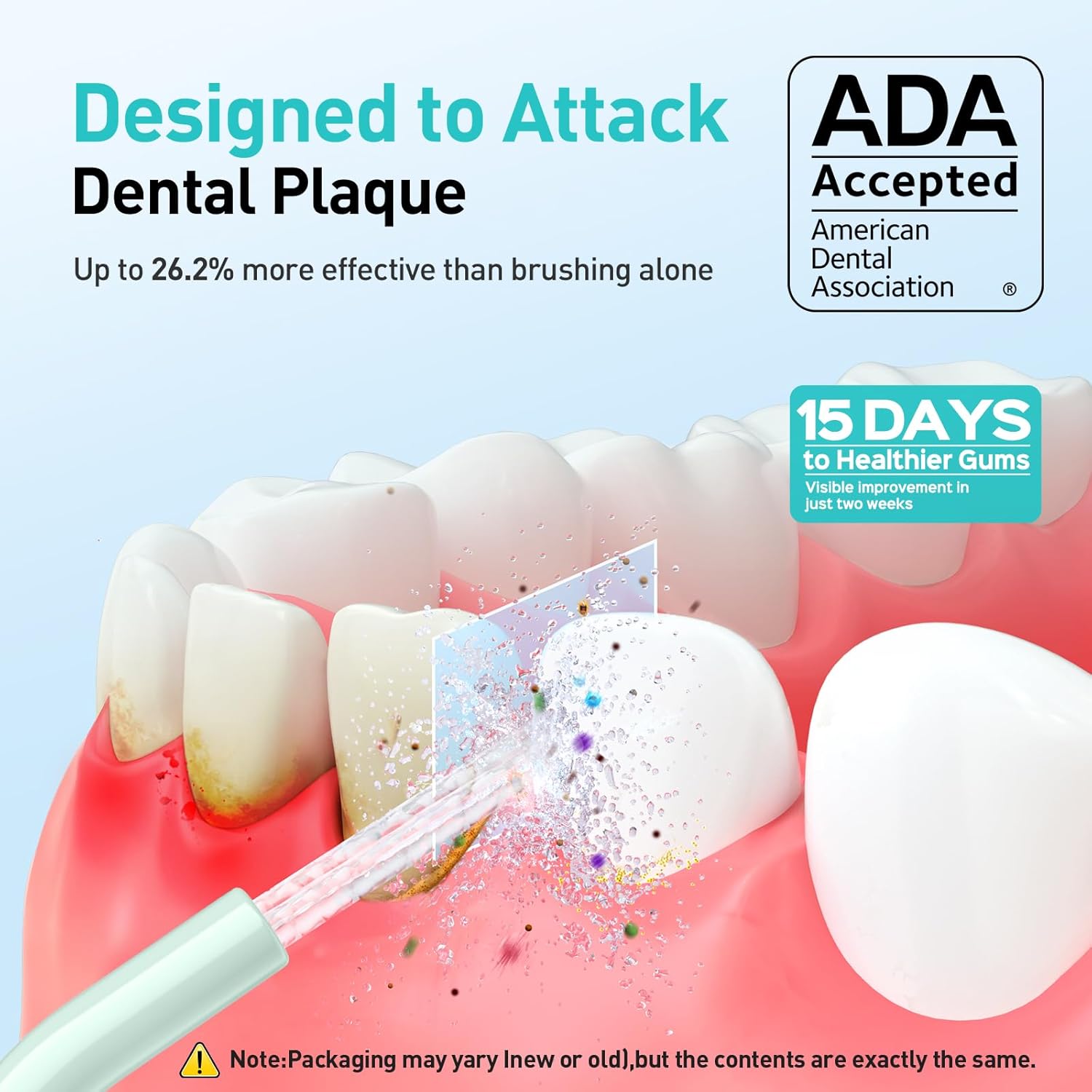 COSLUS ADA Accepted Water Dental Flosser Teeth Pick C20: Portable Cordless Oral Irrigator 300ML Rechargeable Travel Irrigation Cleaner IPX7 Waterproof Electric Flossing Machine, Professional Set Green