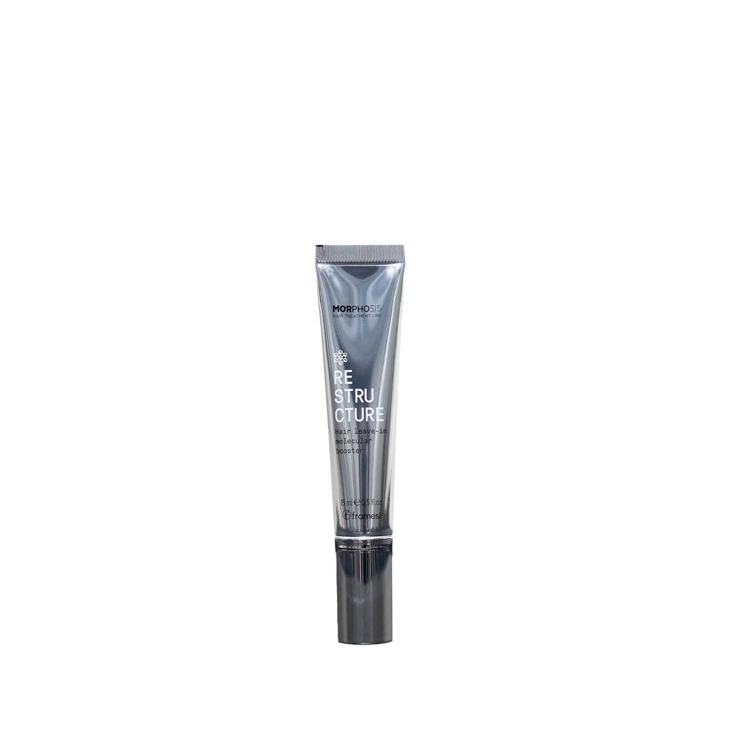 Framesi Morphosis Restructure Leave In Molecular Booster Serum - Hydrating Bond Repair Hair Treatment Detangling Leave In Conditioner for Damaged Hair & Scalp - Split End Repair - Color Safe (15 mL)