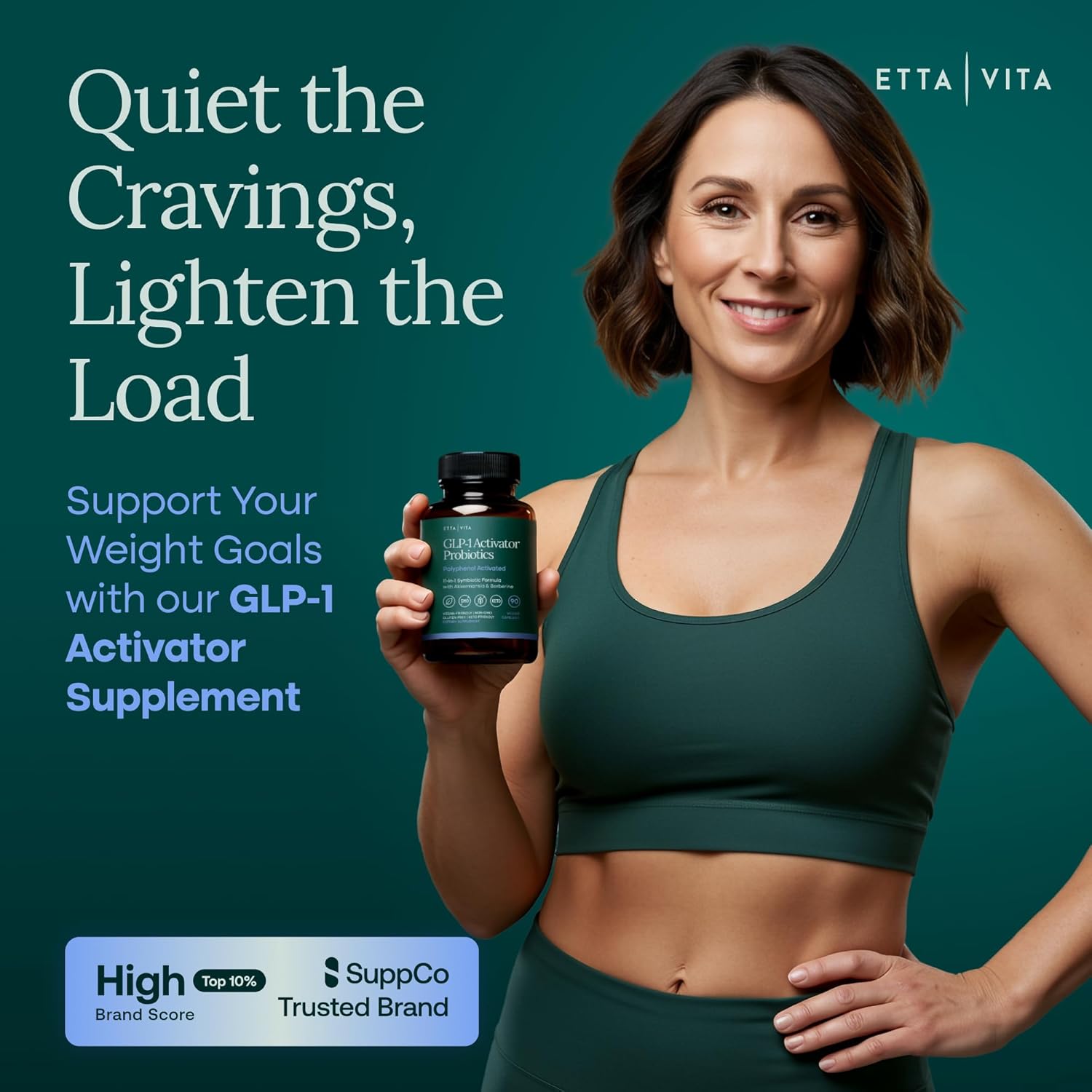 GLP-1 Activator Probiotic Supplement for Weight Loss Gut Health Energy & Metabolic Support