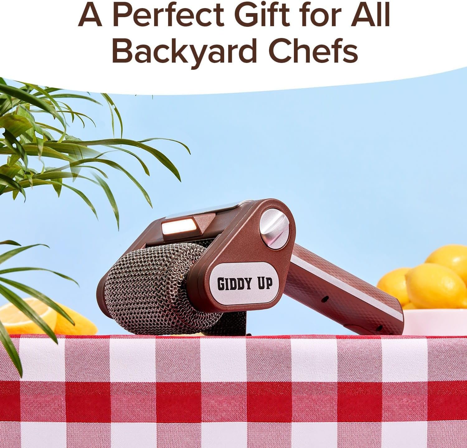 HorsePower Giddy Up Grill Cleaner, Cordless Rechargeable, As Seen on TV