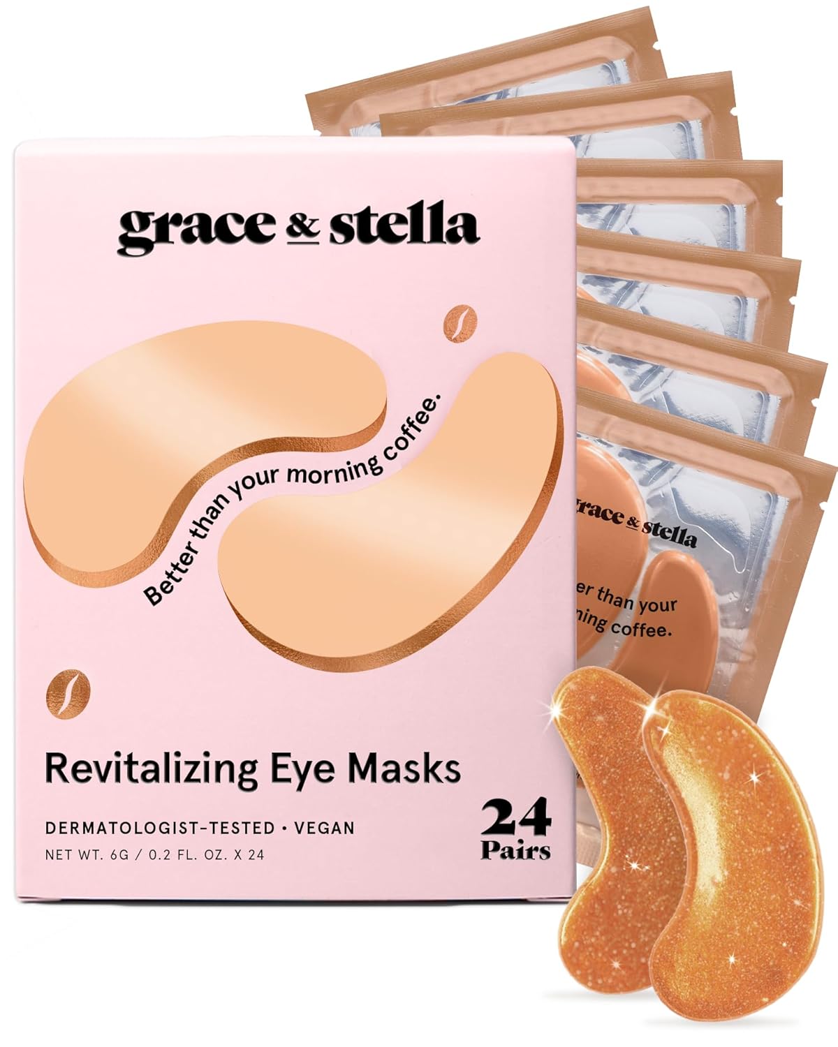 grace & stella Caffeine Under Eye Patches