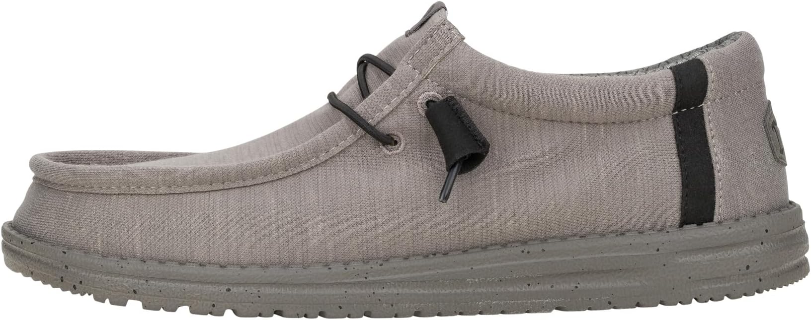 HEYDUDE Men's Wally Stretch Fleece Lava Stone Size 10 Men's Slip-on Loafers Comfortable & Light-Weight