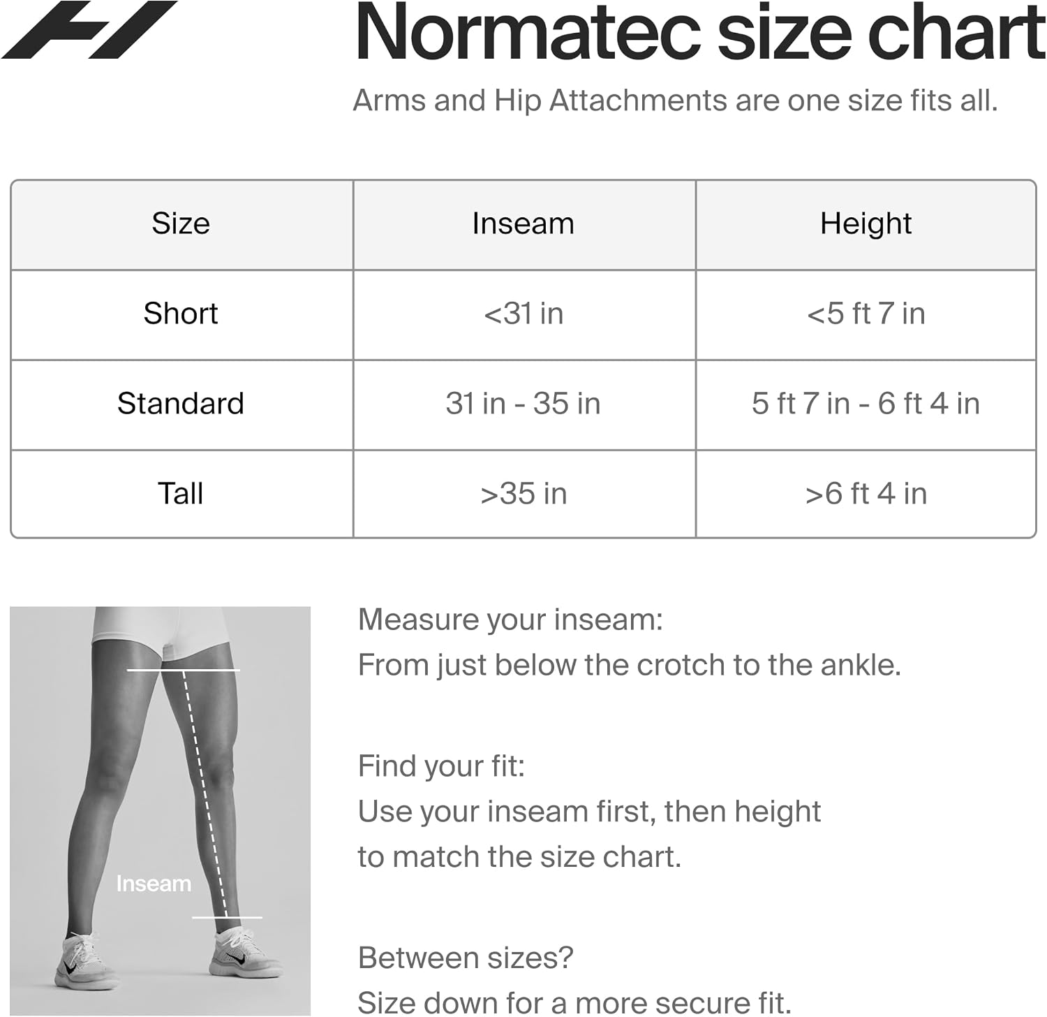 Hyperice Normatec 3 - Recovery System with Patented Dynamic Compression Massage Technology (Normatec 3 Standard Size Legs)
