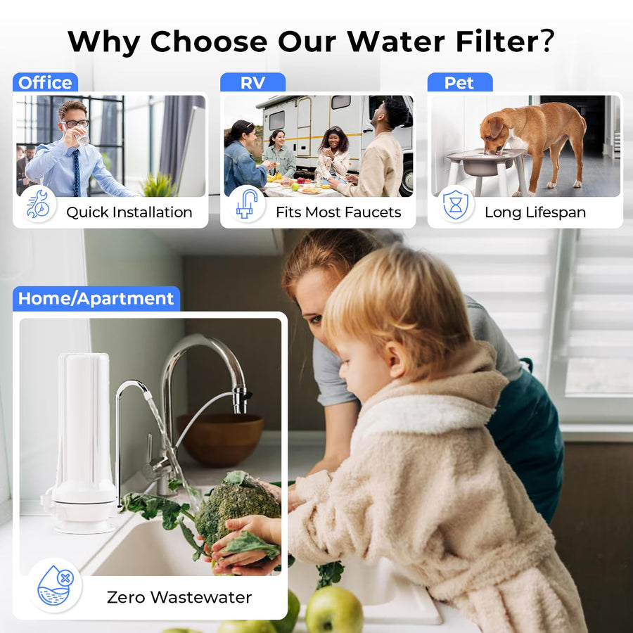iSpring CKC1 Countertop Drinking Water Filtration System
