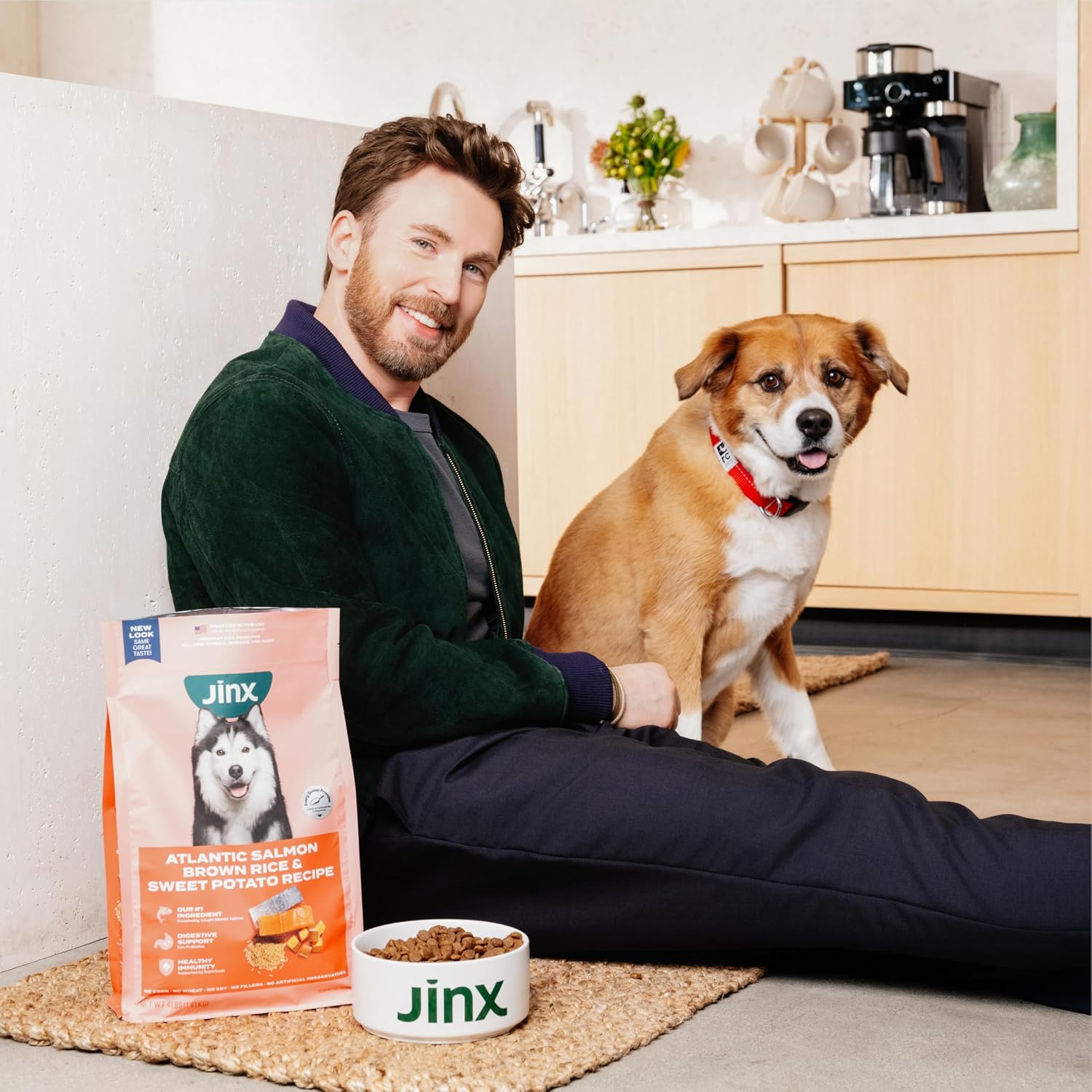 Jinx Premium Puppy Dog Food- Real Chicken, Brown Rice & Sweet Potato, Puppy Food with DHA, Protein & Calcium for Brain Health - Probiotics for Digestive Support - No Fillers - 30lb, 30 Pound (Pack of 1), Chicken Puppy