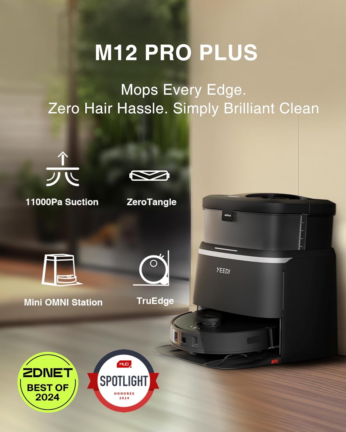 Yeedi M12 PRO+ Robot Vacuum and Mop