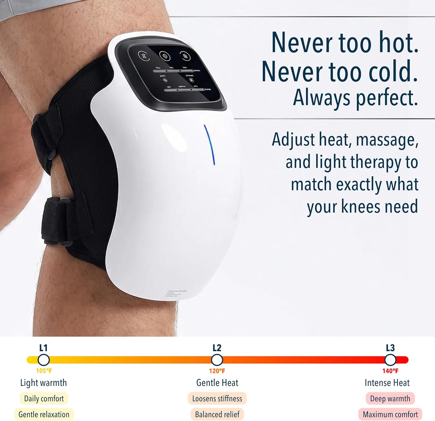 FORTHIQ Knee Massager Smart for Pain Relief