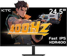 KTC 24.5 Inch 400Hz Gaming Monitor FHD 1080P 240Hz Computer Monitor Fast IPS FreeSync/G-Sync Compatible HDR400 DisplayPort x2 HDMI x2 VESA Tilt Adjustable H25X7