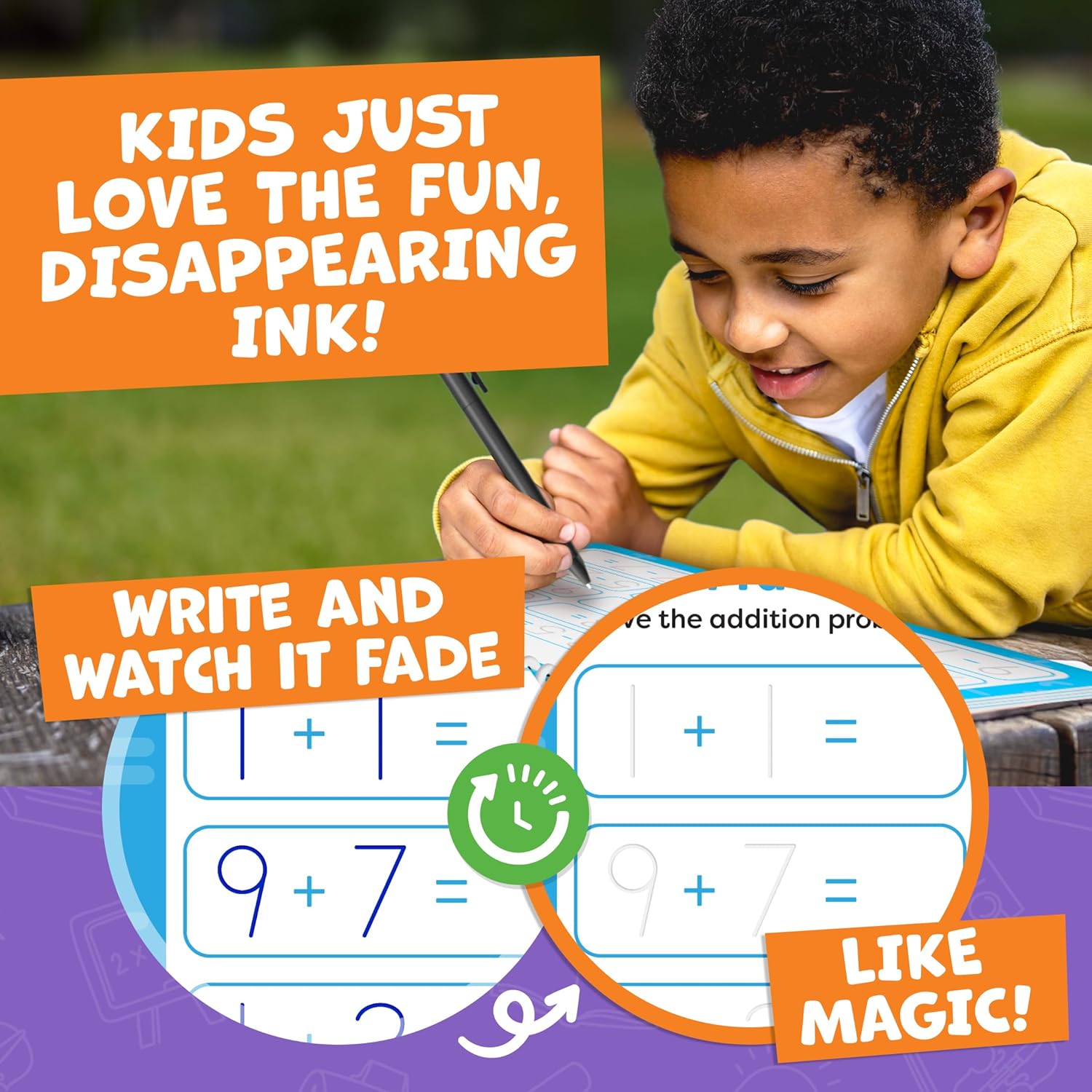 Magic Grooved Writing Practice for Kids Age 3-5 - Grooved Writing Books for Kids 3-5 - Handwriting Practice for Kids 5-7 - Tracing Books Toys for 4 Year Old - Preschool Learning Activities -