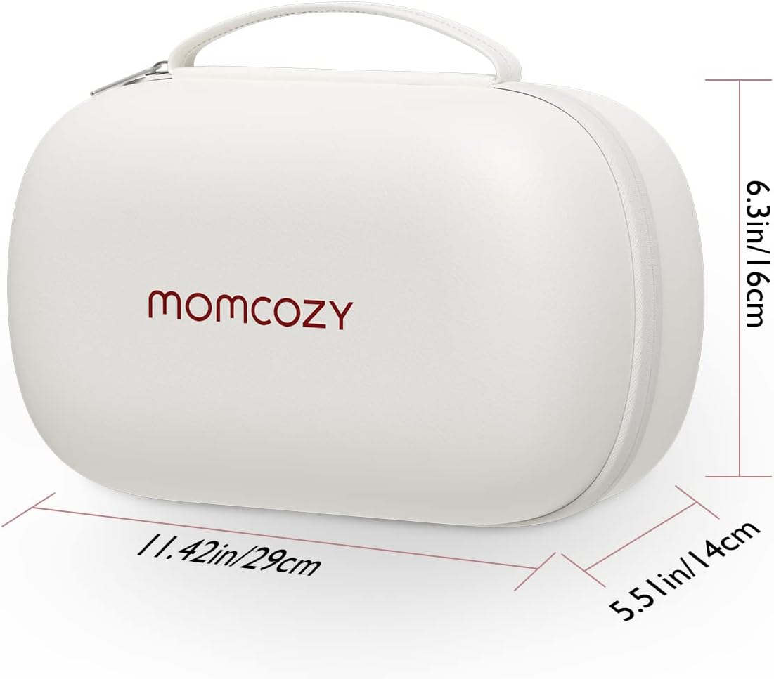Momcozy Breast Pump Storage Bag Hard Shell Case with Removable Tray Watertight Breast Pump Storage Bag for Pumping Bag Diaper Bag or HandbagÔºàHolds 2 PumpsÔºâ