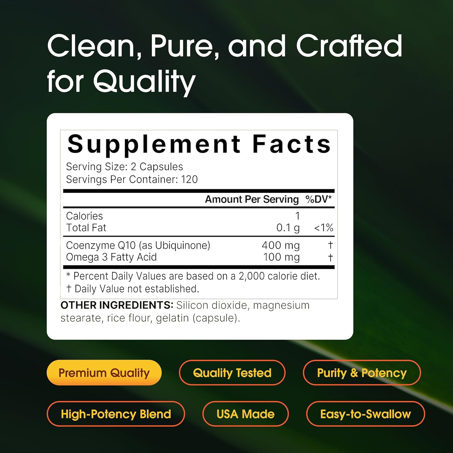 NatureBell CoQ10 400mg with Omega-3-240 Capsules - Antioxidant Supplement for Heart Health Support - Supports Cellular Energy* - Extra Strength Coenzyme Q10-3rd Party Tested -