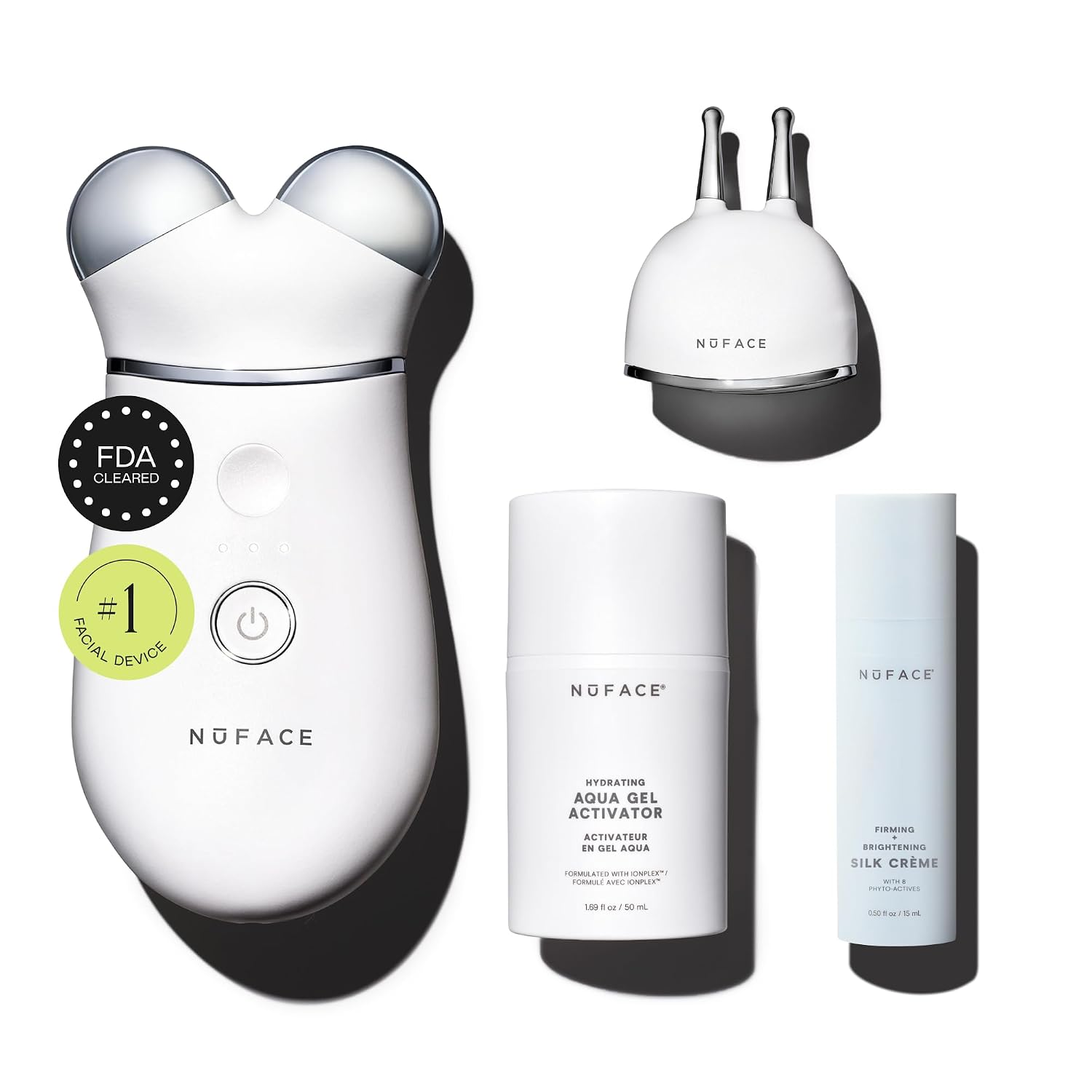 NUFACE TRINITY+ Facial Sculpting Device with Lip & Eye Attachment