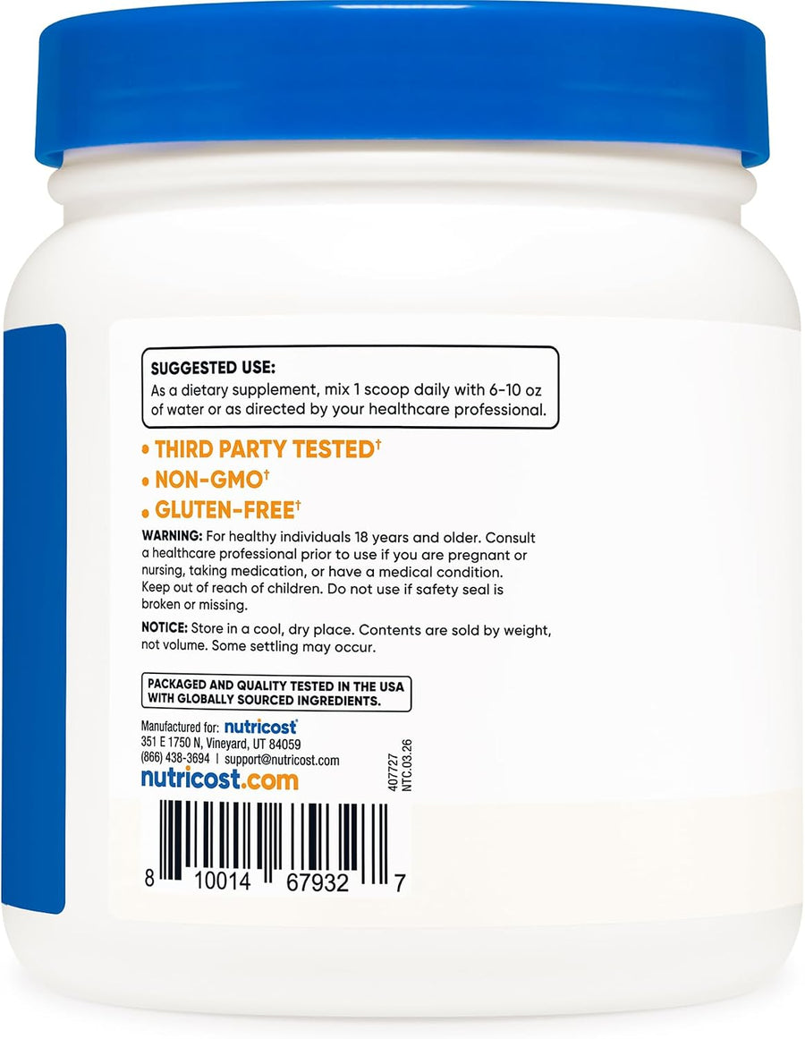 Nutricost Pure L-Citrulline (Base) Powder
