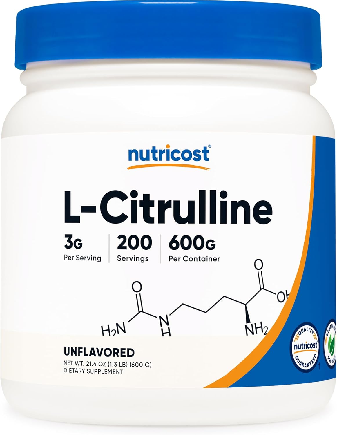 Nutricost Pure L-Citrulline (Base) Powder