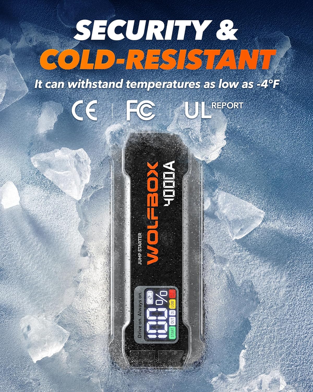 WOLFBOX 4000A Jump Starter