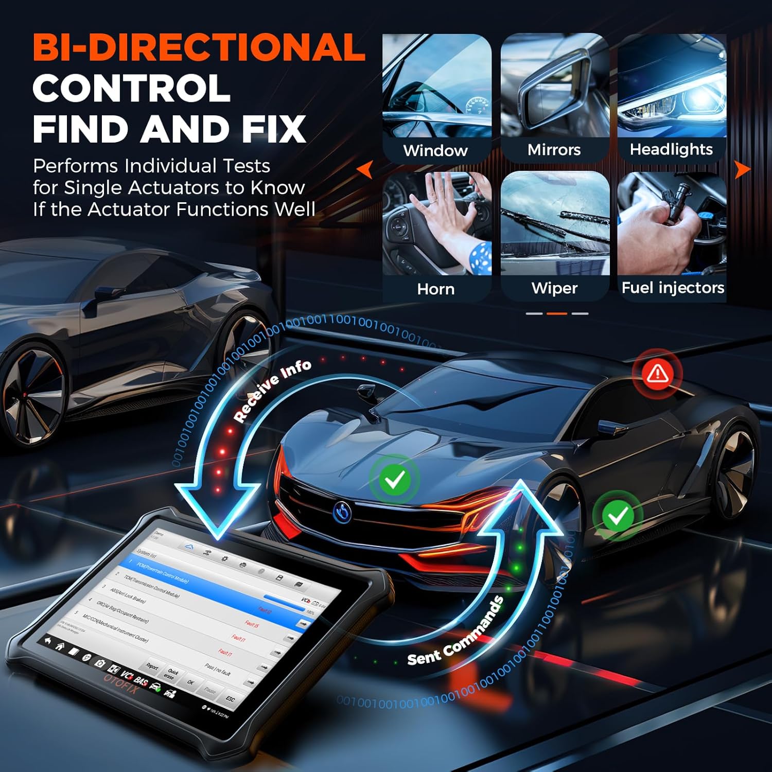 OTOFIX D1 Lite Bidirectional Scan Tool with 2-Year Free Updates, 2026 New All System Automotive Diagnostic Scanner, 38+ Reset Services, FCA AutoAuth, Active Test, CANFD&DOIP, Auto VIN