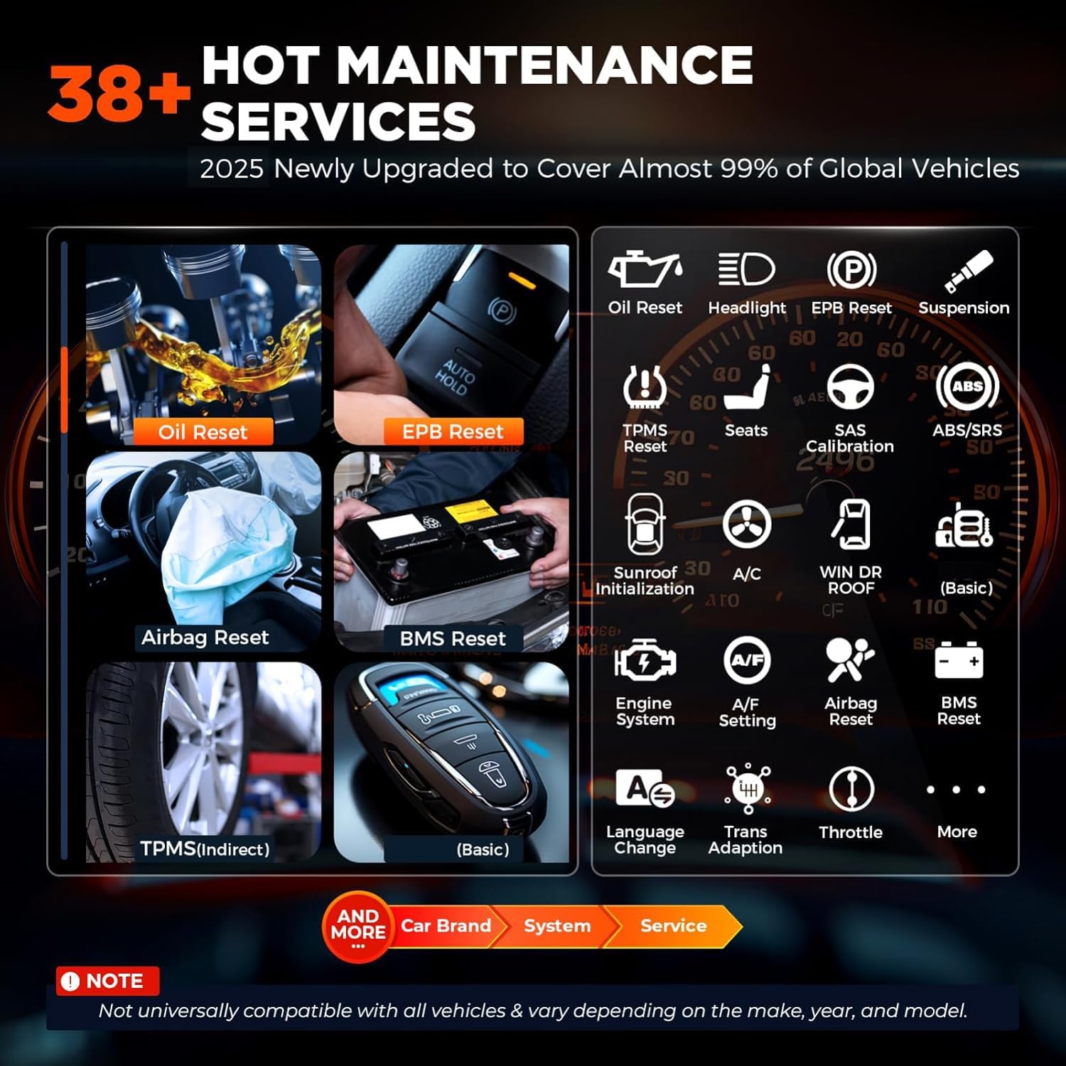 OTOFIX D1 Lite Bidirectional Scan Tool with 2-Year Free Updates, 2026 New All System Automotive Diagnostic Scanner, 38+ Reset Services, FCA AutoAuth, Active Test, CANFD&DOIP, Auto VIN