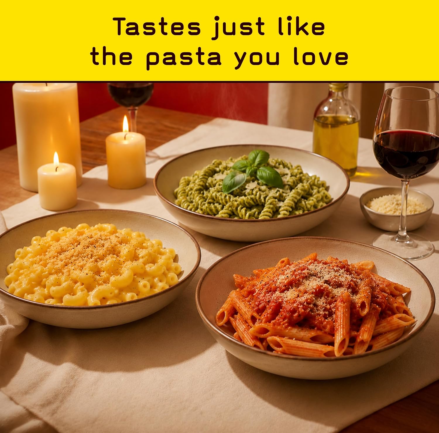 Low Carb Protein Pasta Variety | Penne Rotini Elbow Macaroni with 17g Protein 7g Carbs | Healthy Keto Pasta Made in Italy | 3-Pack 8oz - Pete‚Äôs Pasta