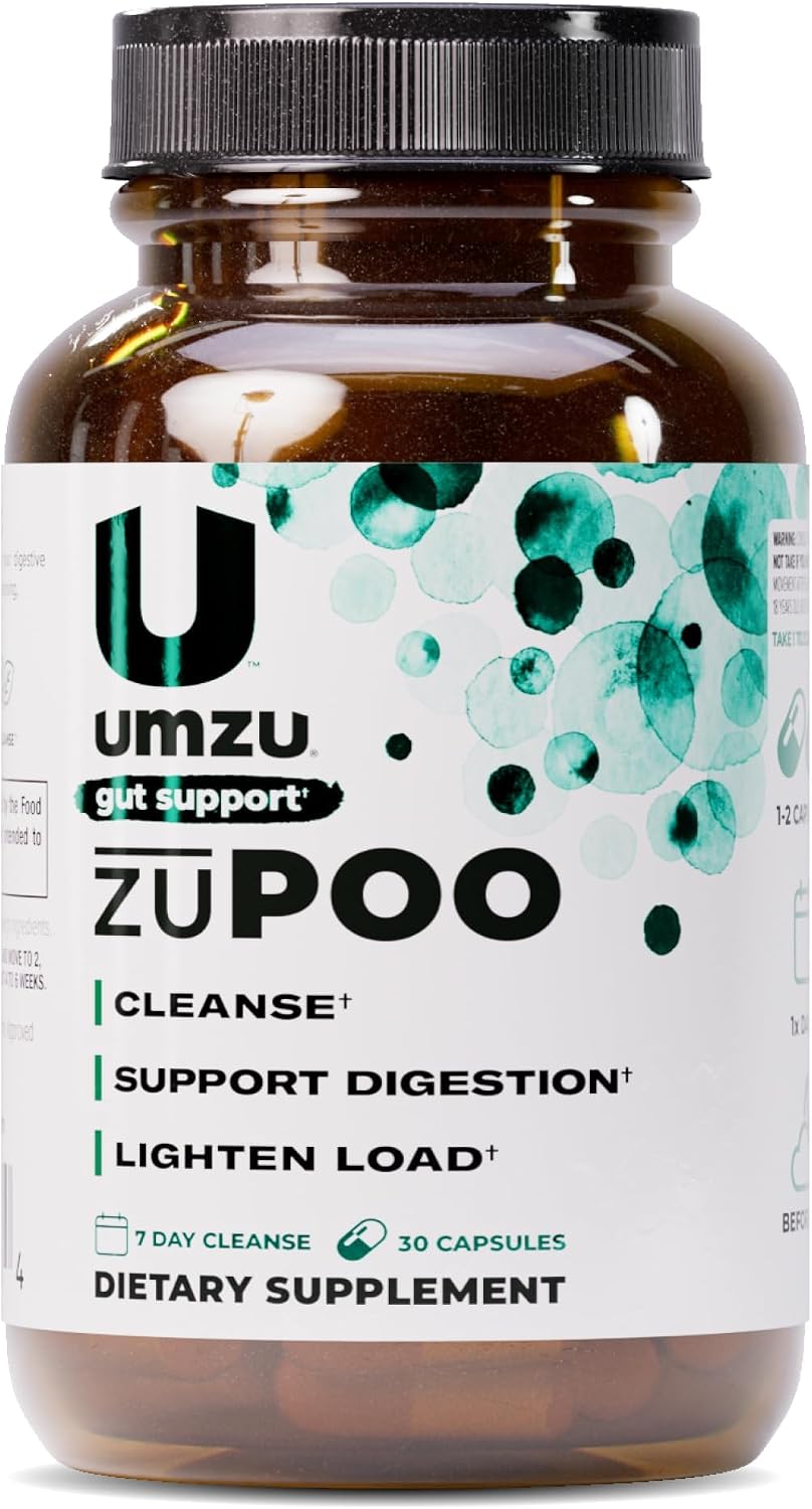 UMZU zuPOO Colon Cleanse Capsules, 30 Capsules