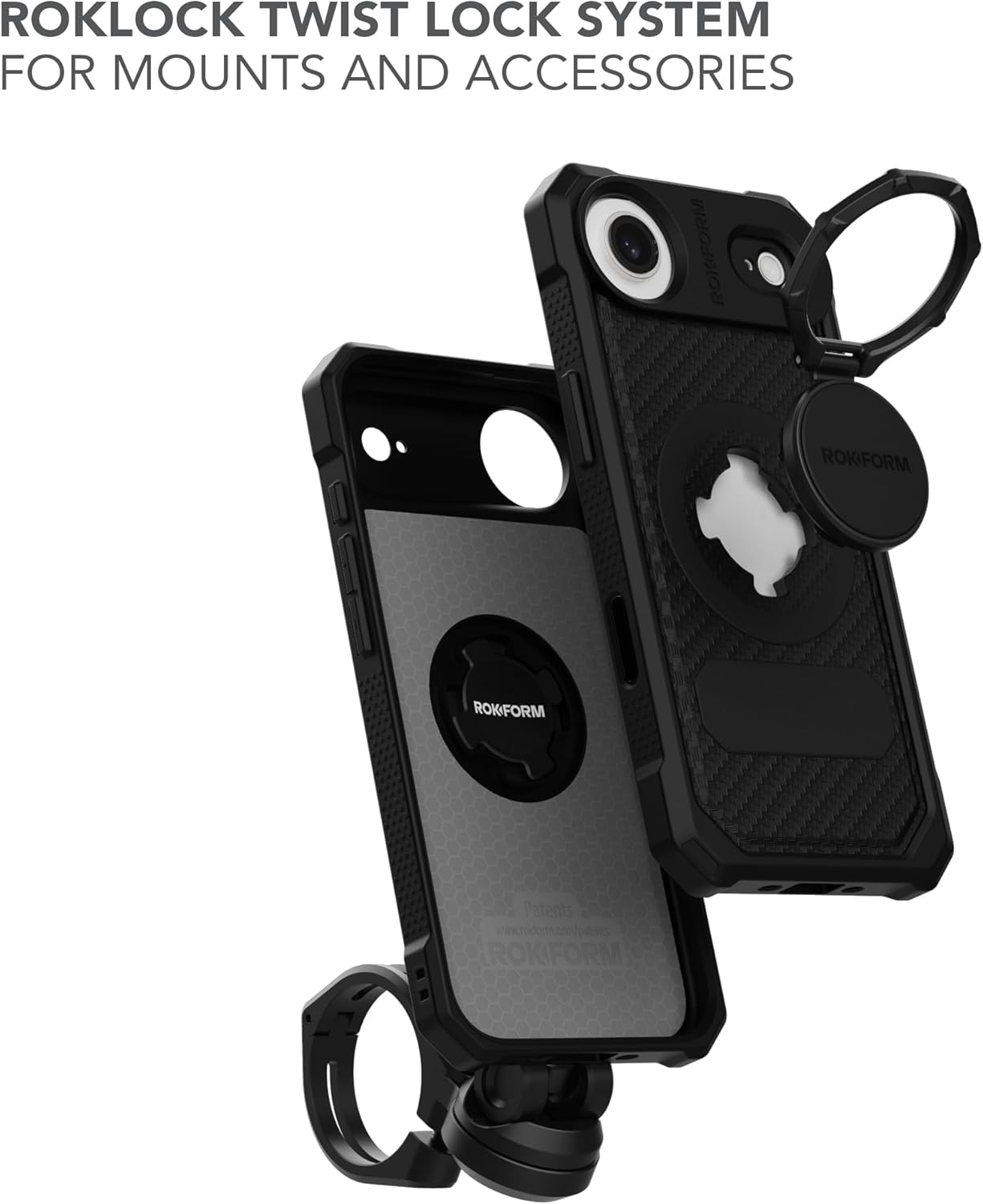 ROKFORM Rugged Case Compatible with iPhone 17 Air Magnetic Cover (Black)