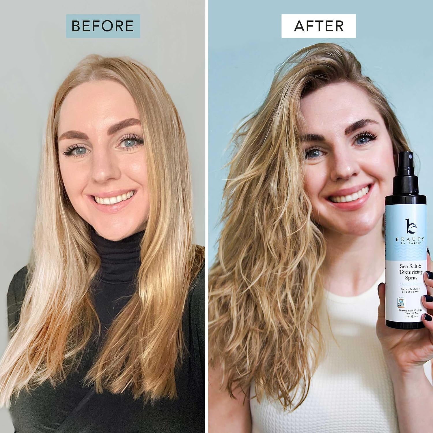 Sea Salt Spray - Aloe-Enhanced Texture Spray, Beach Waves without Dryness