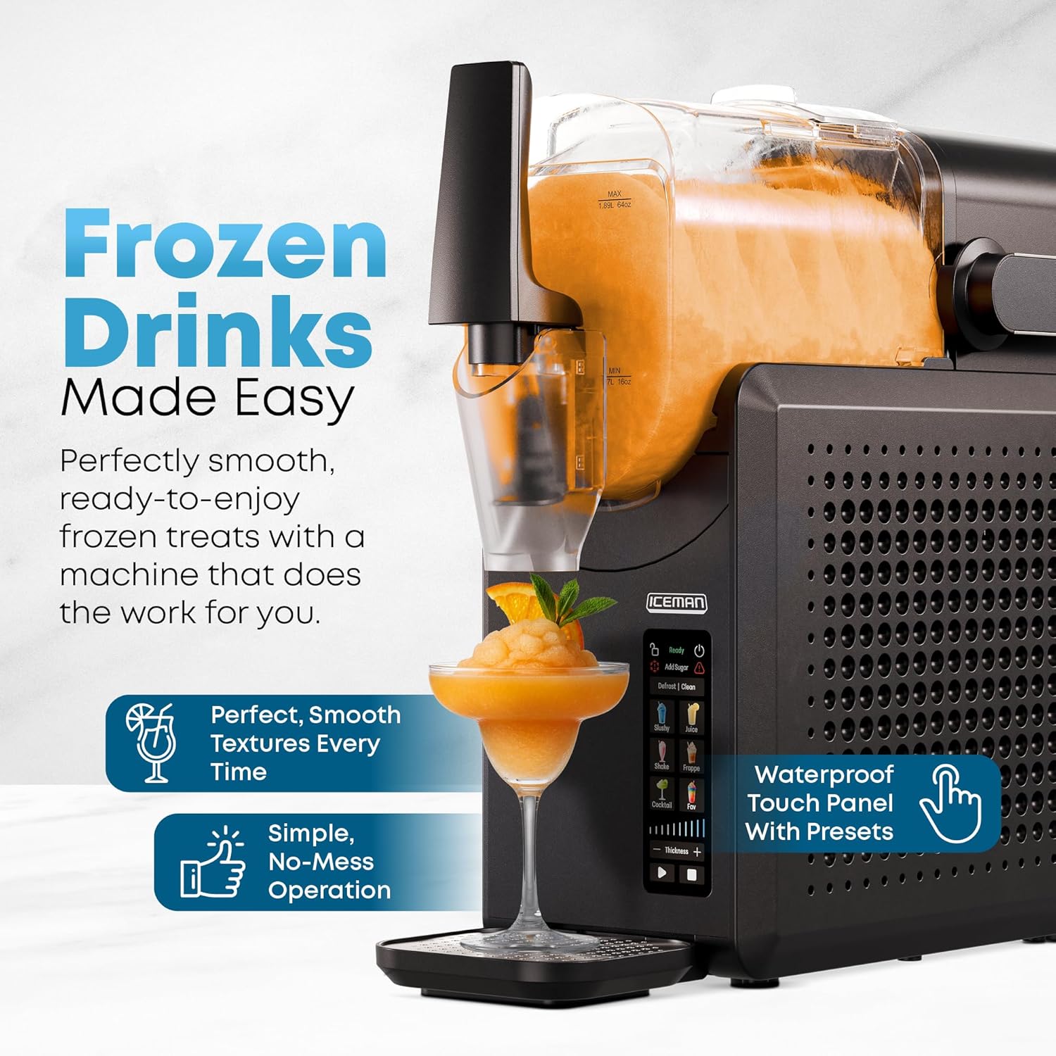 Iceman by Chefman Slush-Ease MAX 90oz Slushie Machine
