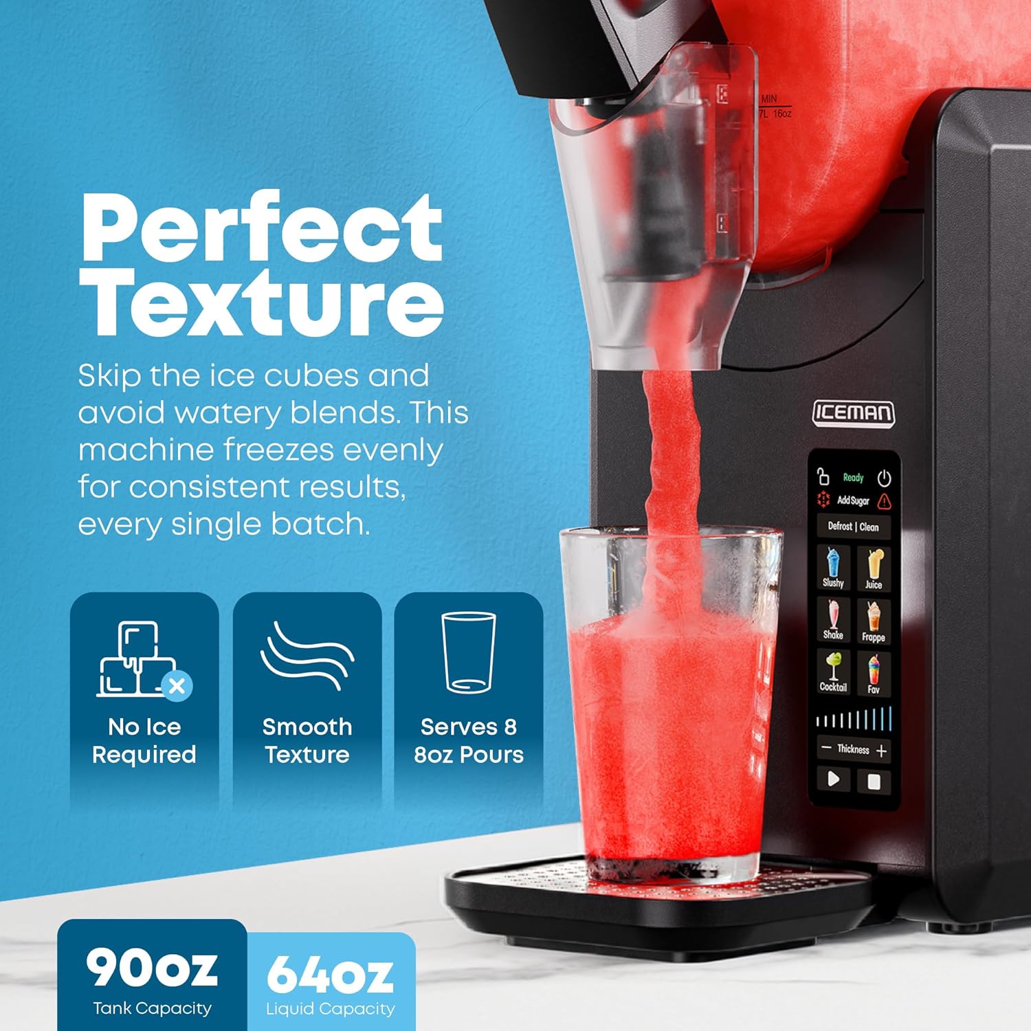 Iceman by Chefman Slush-Ease MAX 90oz Slushie Machine