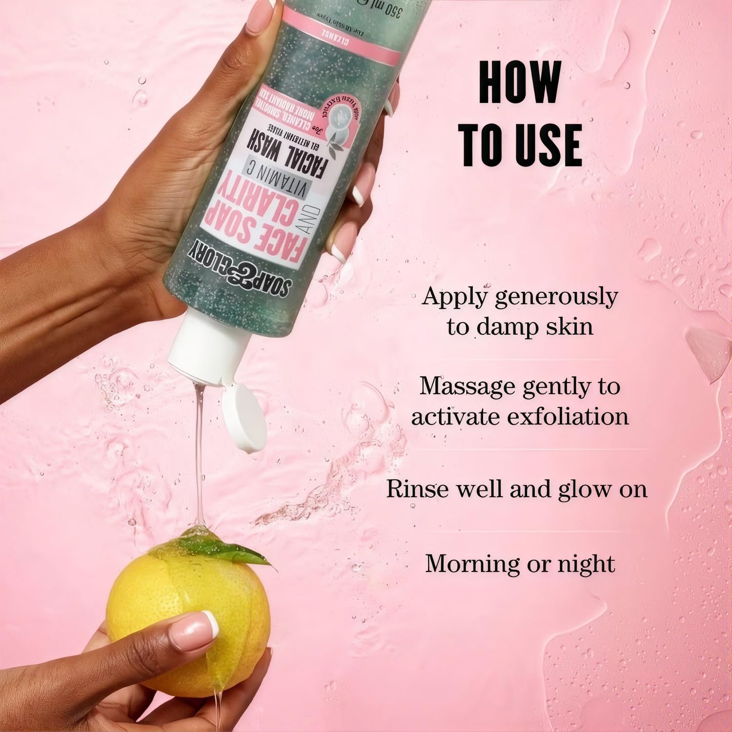 Soap & Glory Face Soap & Clarity, 3-in-1 Cleansing Gel, 11.8 oz