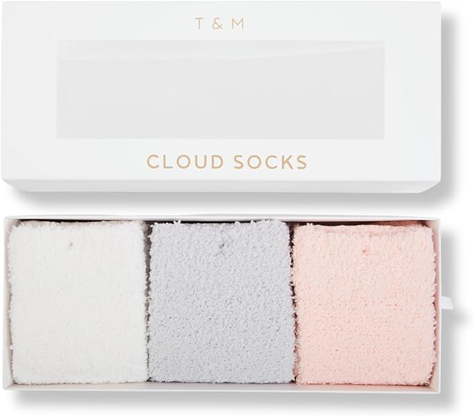 Unboxme Gifts Christmas Warm & Cozy Ultra-Luxe Cloud Sock for Women & Men - Super Soft Luxurious Fabric Sleep Socks