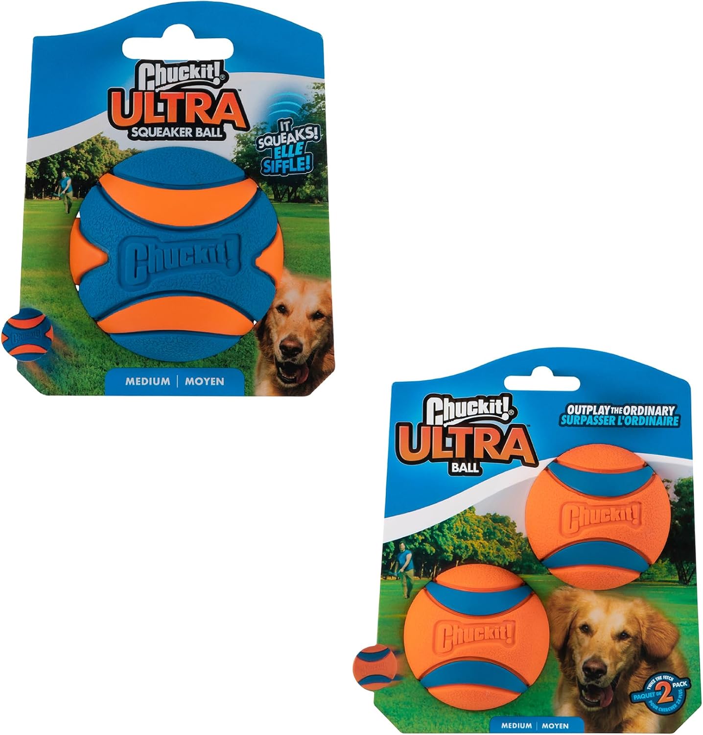Chuckit! Ultra & Squeaker Ball Dog Toy