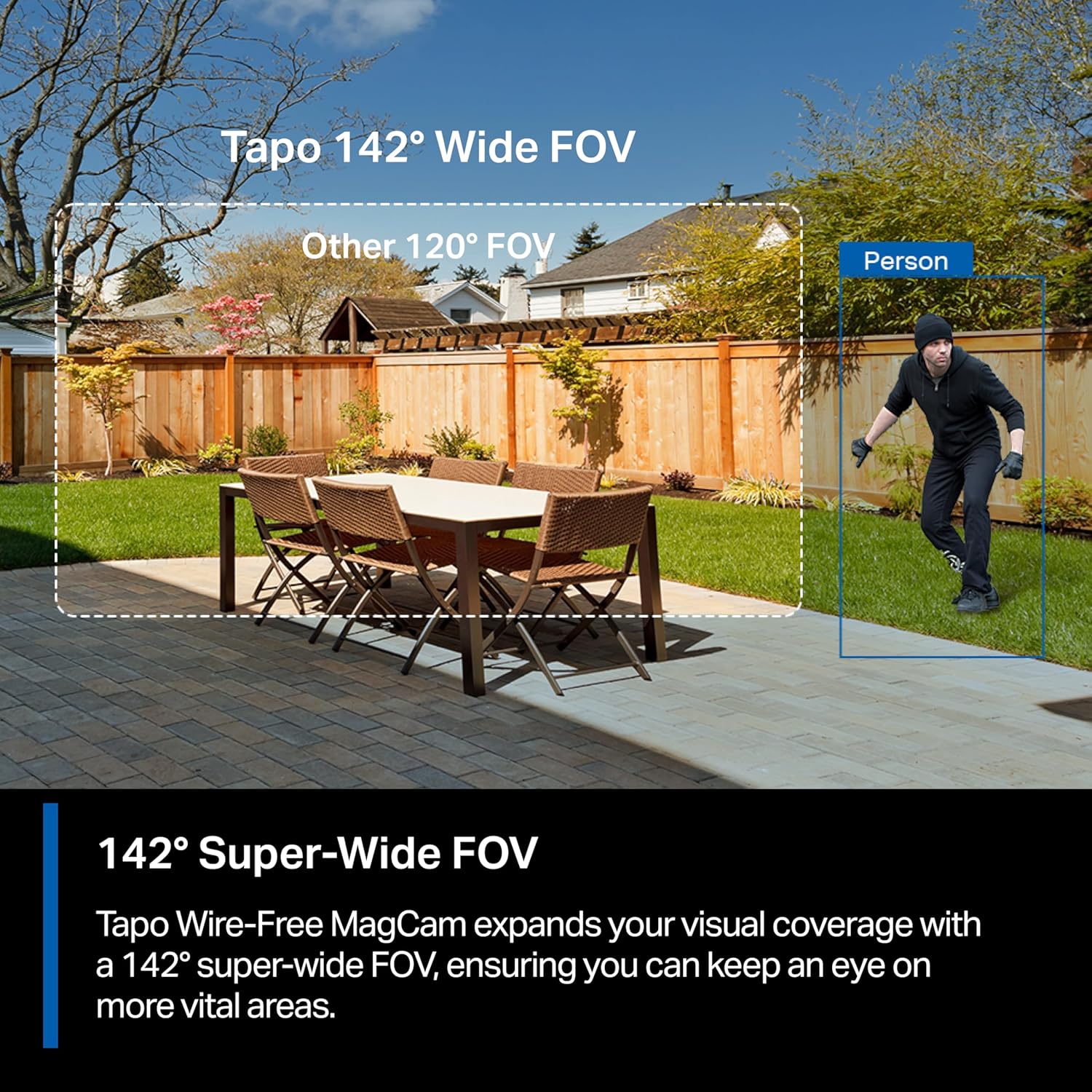 Tapo MagCam 2K+ - 2025 Wirecutter Best Outdoor Security Camera & PCMag Editors' Choice, Wireless Battery Power, Magnetic Mount, Subscription-Free SD Storage or Cloud, Person/Vehicle Detection, 2-Pack, 2K+, 2-Pack, White