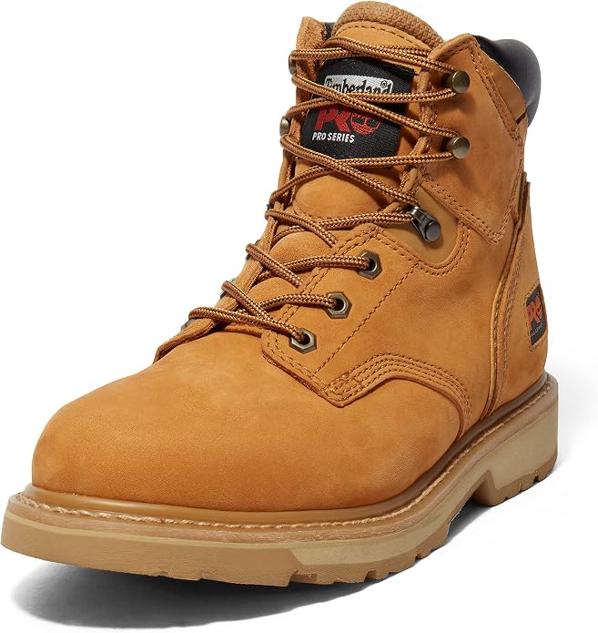 Timberland PRO Men's Pit Boss 6 Inch Steel Safety Toe Industrial Work Boot Wheat-2024 New 12