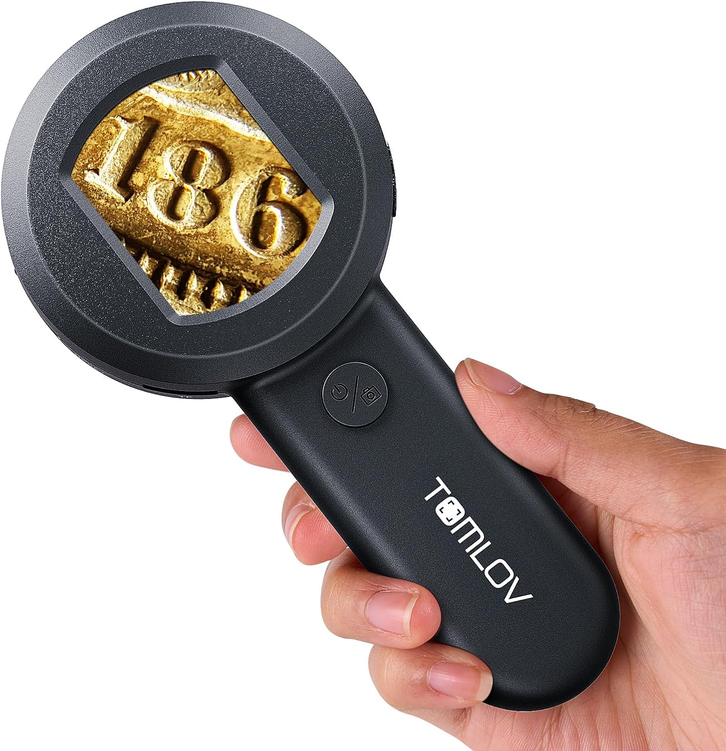 TOMLOV Autofocus 4K Digital Microscope: 8" TM4K-AF Flex Arm HDMI Micro Soldering Microscopes for Adults, Side Lights Coin Microscope, 52MP LCD Microscopes with Screen, Electronics Repair Mat, 64G