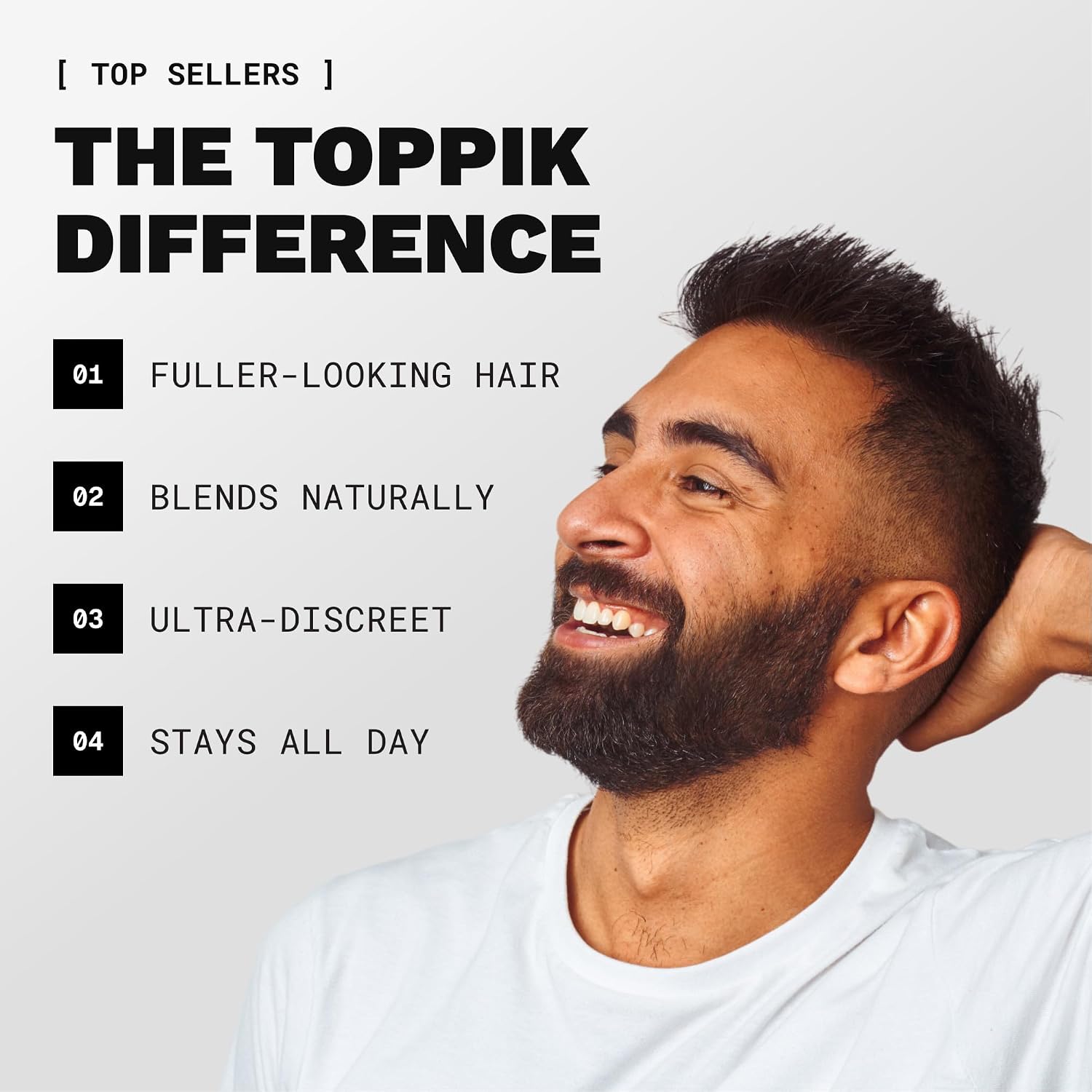 Toppik Hair Building Fibers, Fill In Fine or Thinning Hair Instantly Thicker, Fuller Looking Hair 9 Shades,4 size options, Auburn, Medium 12g