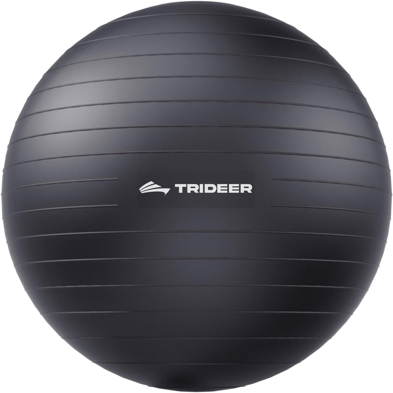 Trideer Extra Thick Yoga Ball Exercise Ball 5 Sizes Ball Chair Heavy Duty Swiss Ball for Balance Stability Pregnancy Physical Therapy Quick Pump Included (Black XXL (78-85cm))
