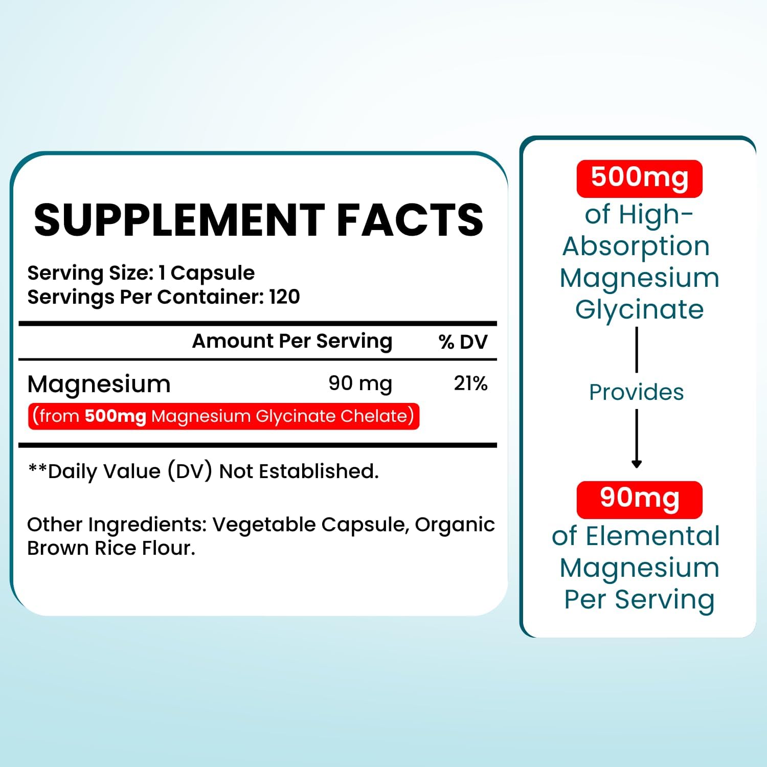 VITBOOST Magnesium Glycinate 500mg