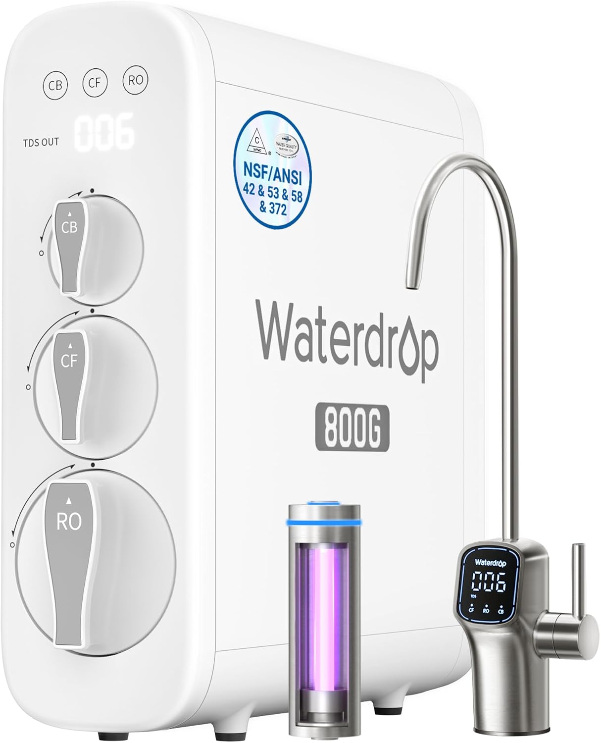 Waterdrop G3P800 Reverse Osmosis System