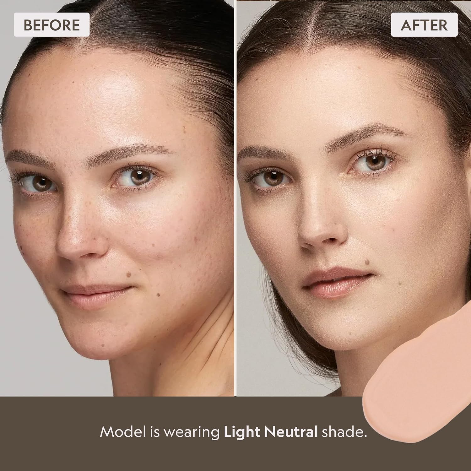 YENSA Super Serum Silk Foundation - Hydrating, Full Coverage Foundation with Vitamin C & Bakuchiol Oil - Blurs Imperfections & Evens Skin Tone - Korean Skin Care Makeup - Light 1 (1 oz)